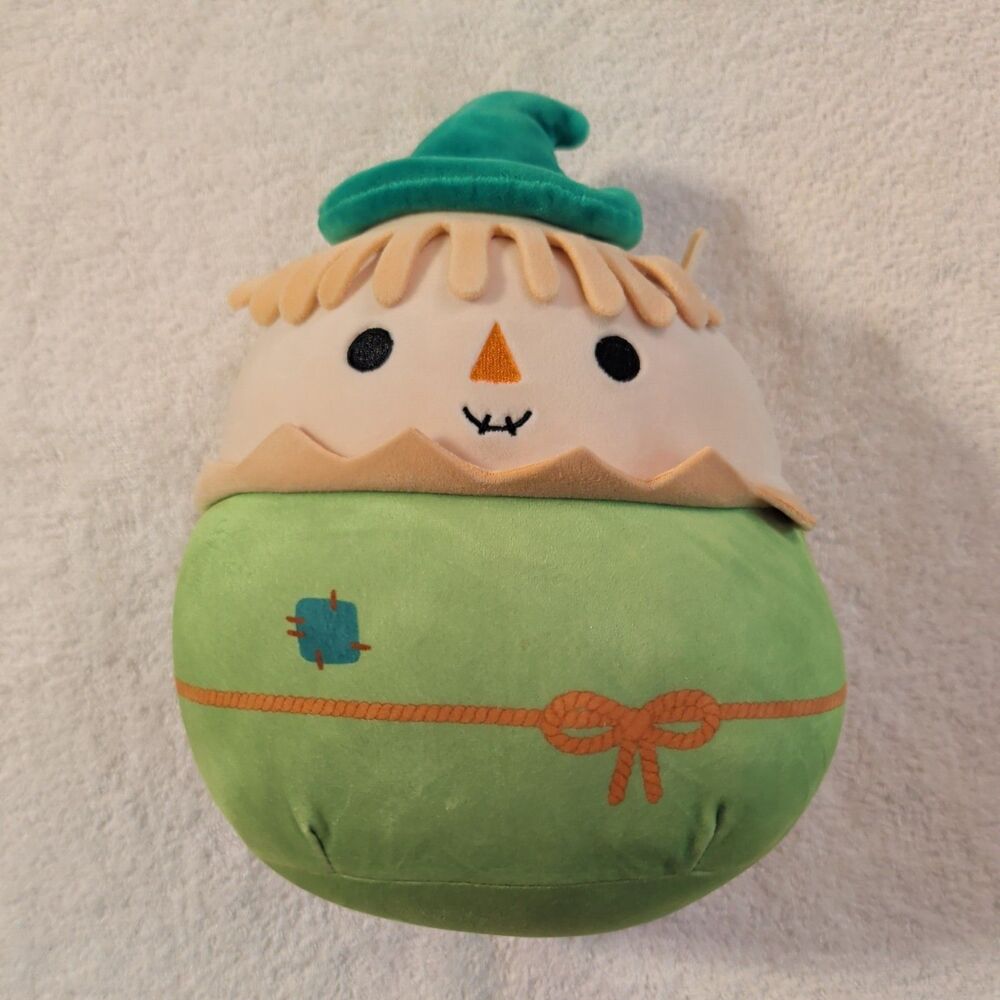 Squishmallow Samuel The Scarecrow 11” Plush Kellytoy Green